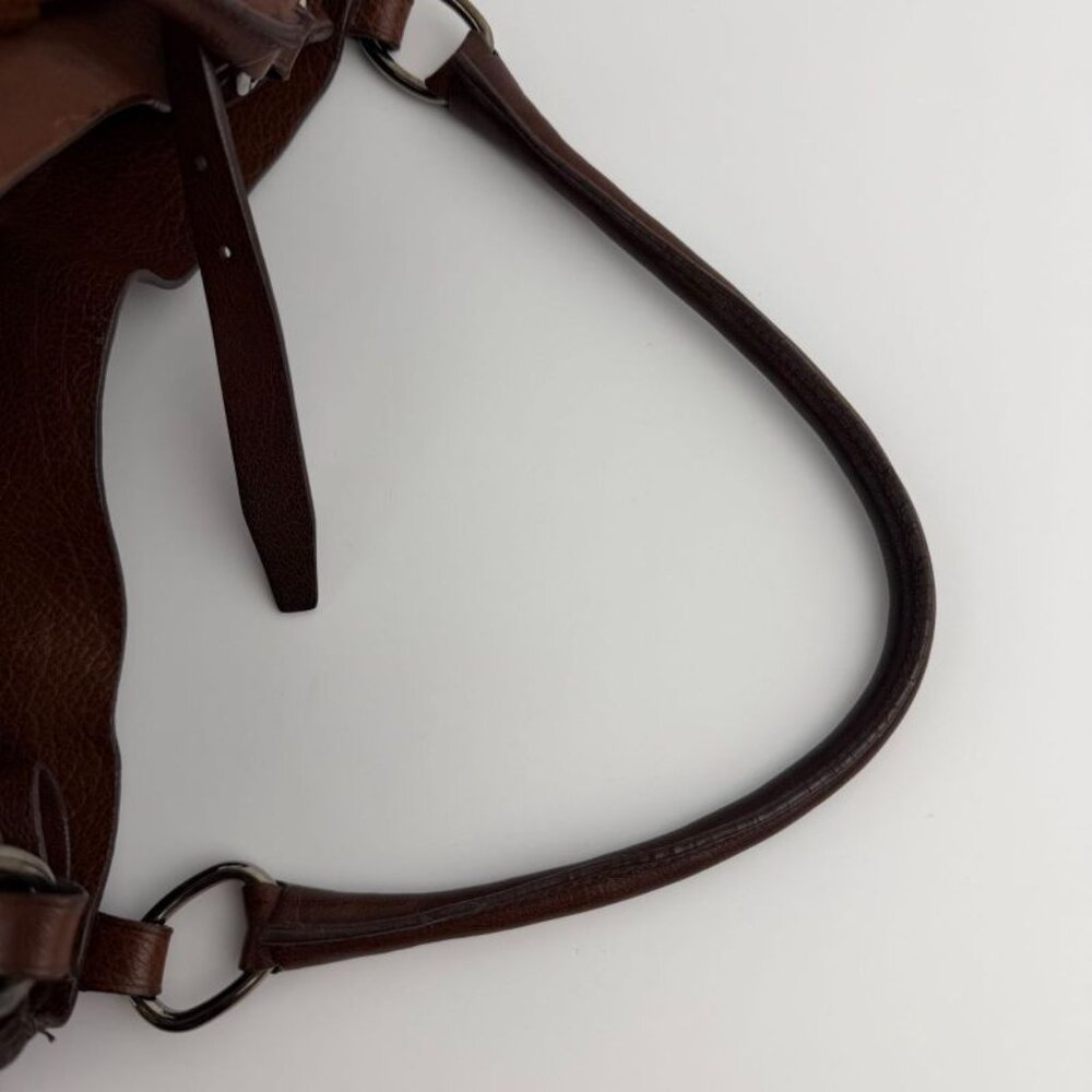 Miu Miu Tote Brown Leather Vintage - Picture 13 of 16
